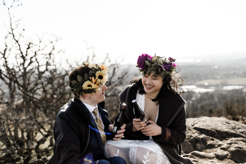 Mount Douglas elopement in Victoria, British Columbia