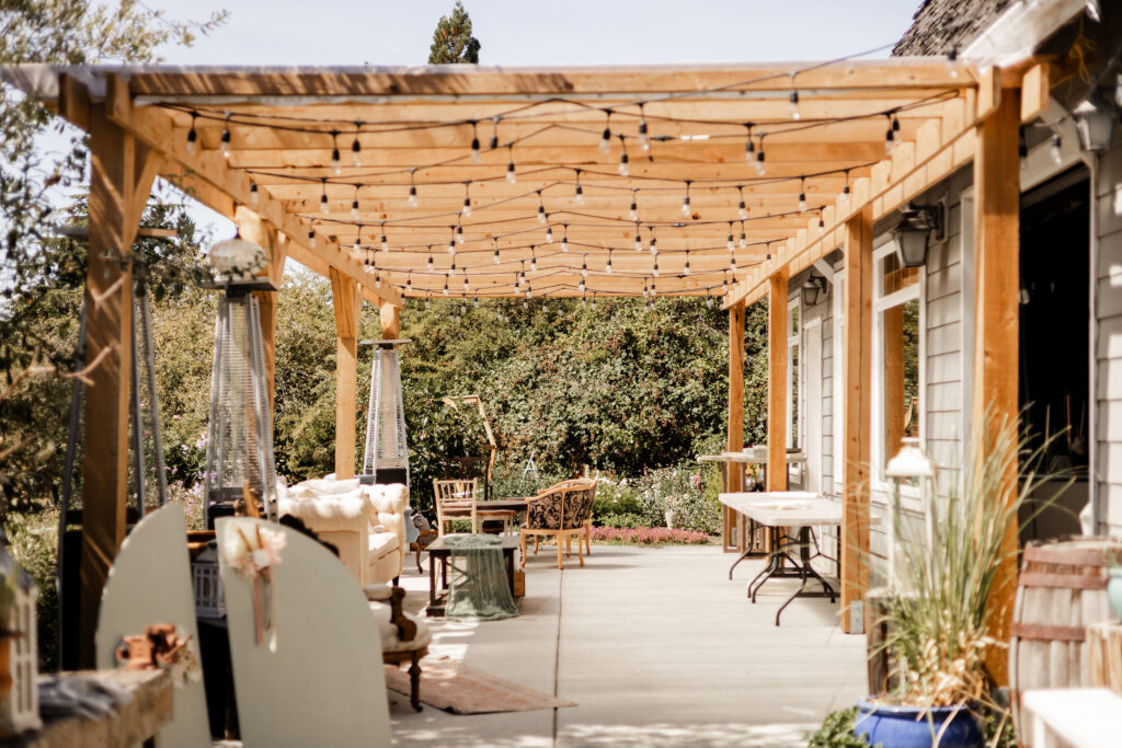 Outdoor space at this Kildara Farms wedding