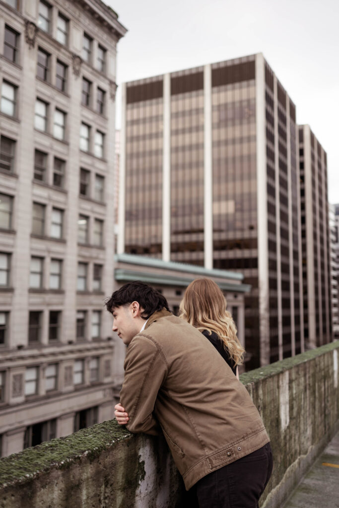 Editorial Couples Shoot Downtown Vancouver