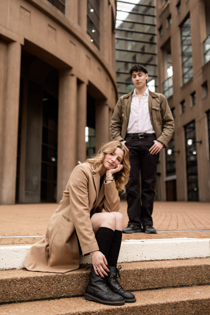 Editorial Couples Shoot Downtown Vancouver