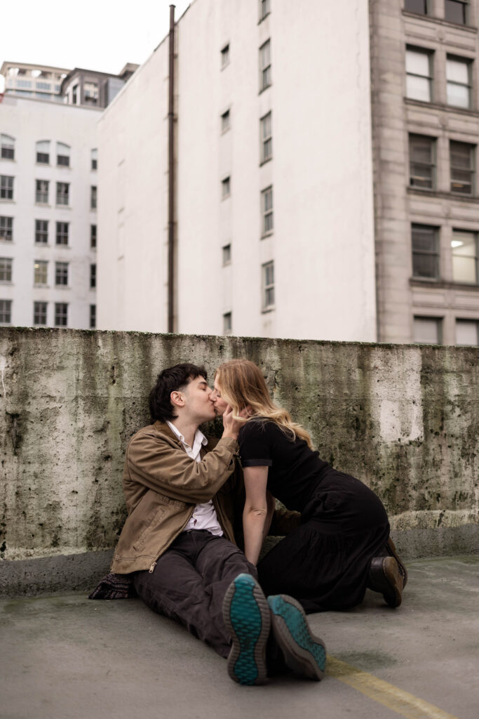 Editorial Couples Shoot Downtown Vancouver