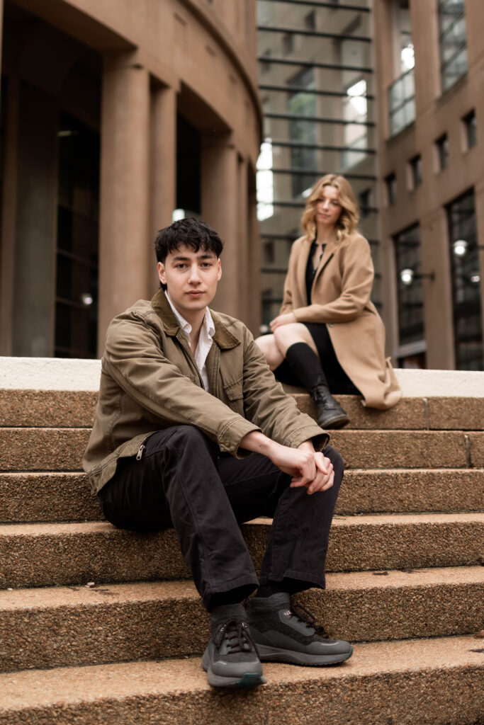 Editorial Couples Shoot Downtown Vancouver