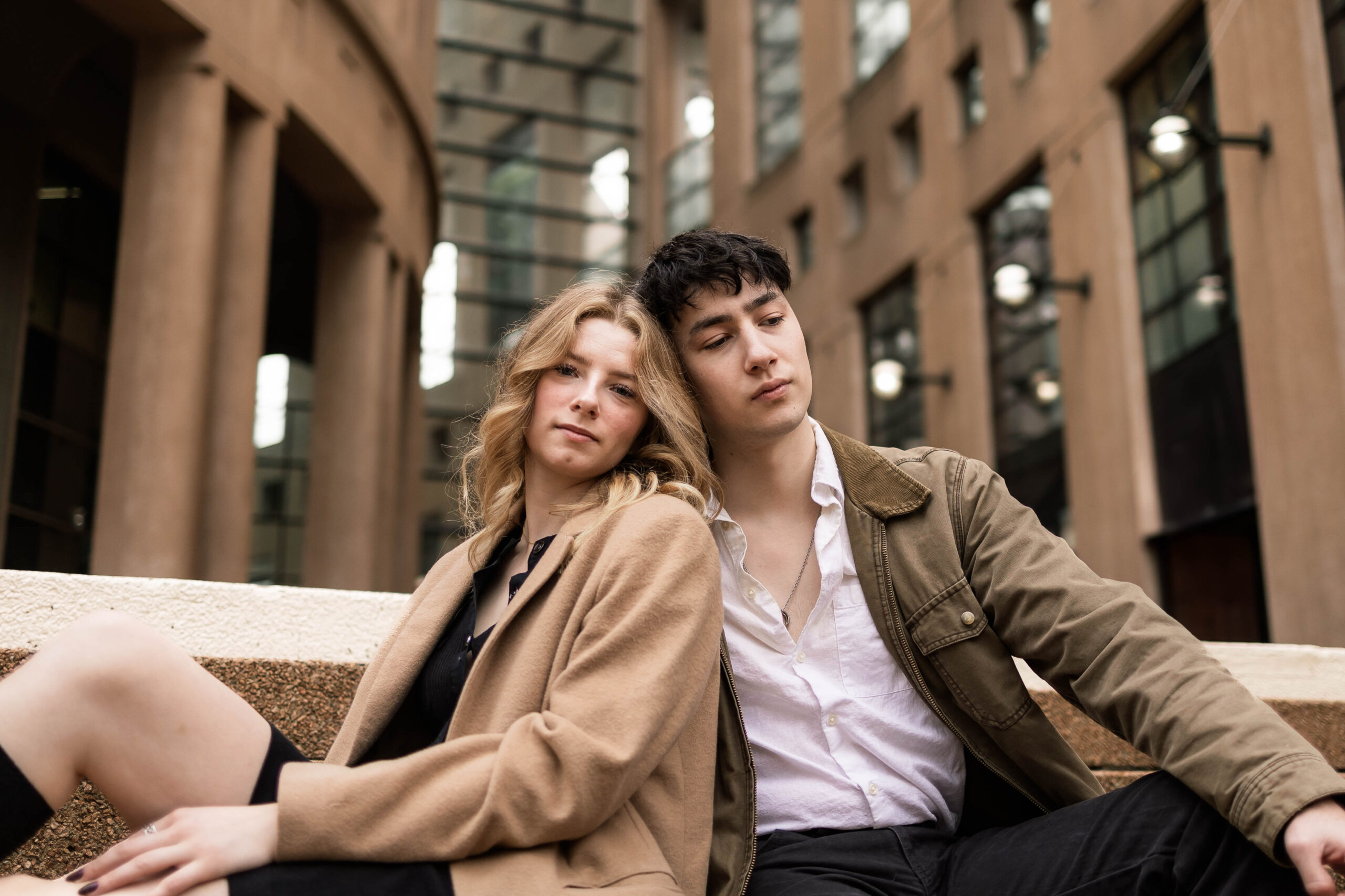 Editorial Couples Shoot Downtown Vancouver