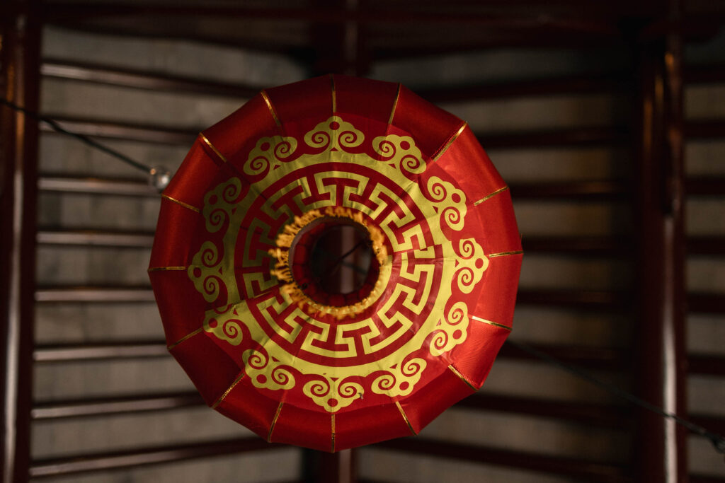 Chinese lantern details at Dr. Sun Yat-Sen Classical Chinese Garden wedding venue