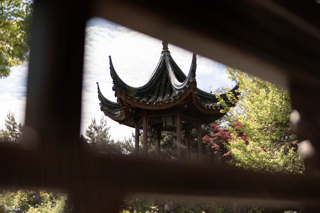 Pagoda at Dr. Sun Yat-Sen Classical Chinese Garden wedding venue