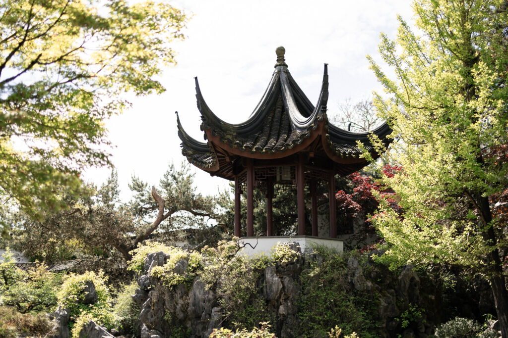 Pagoda at Dr. Sun Yat-Sen Classical Chinese Garden wedding venue