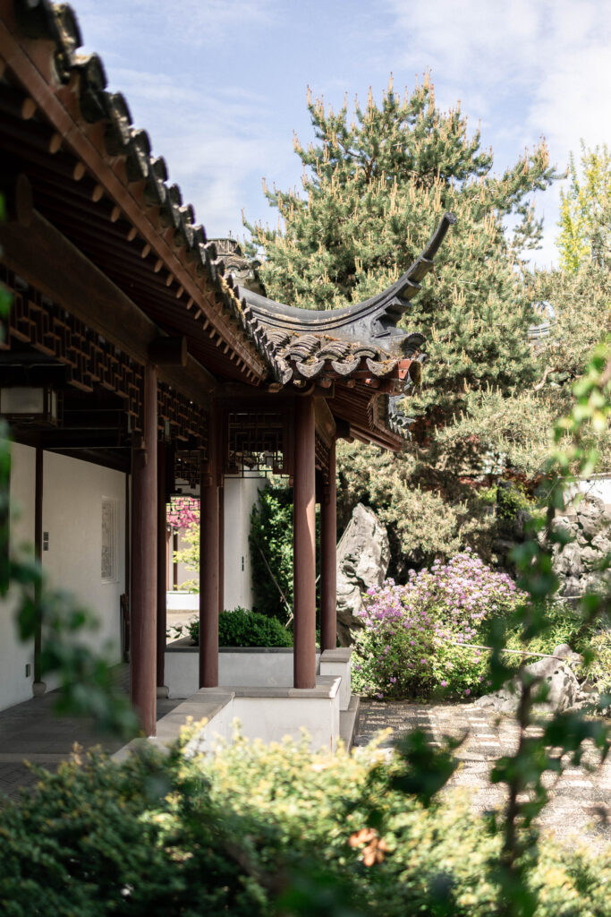 Chinese architectural details at Dr. Sun Yat-Sen Classical Chinese Garden wedding venue