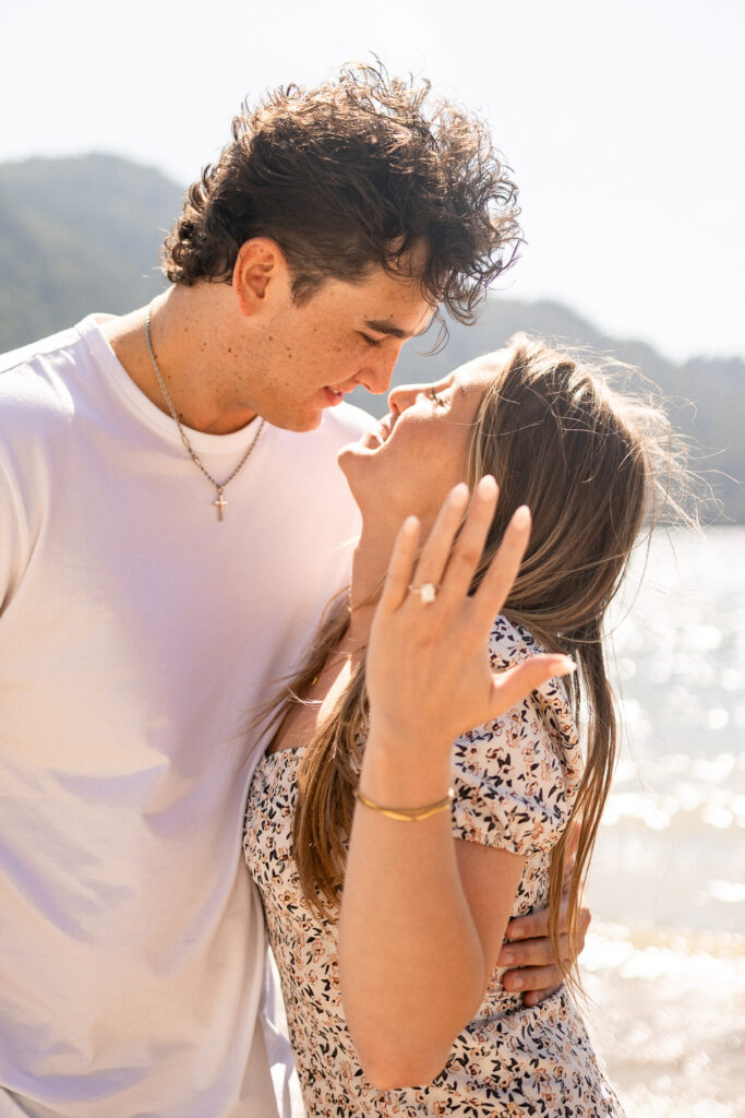 Beach Proposal in the Fraser Valley