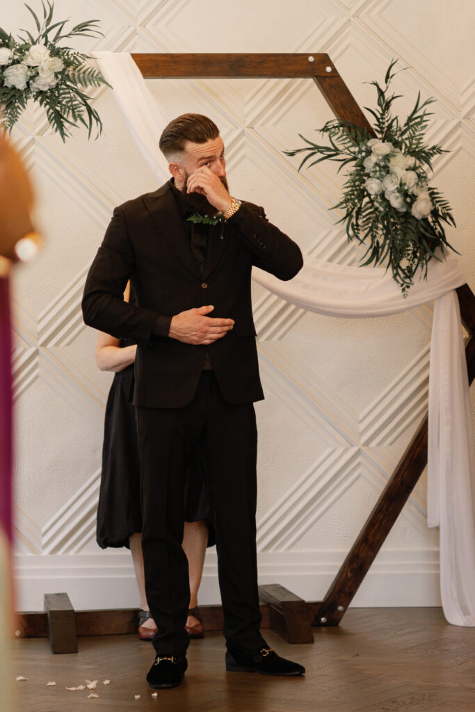 The Grand Hall wedding ceremony in Chilliwack's downtown District 1881
