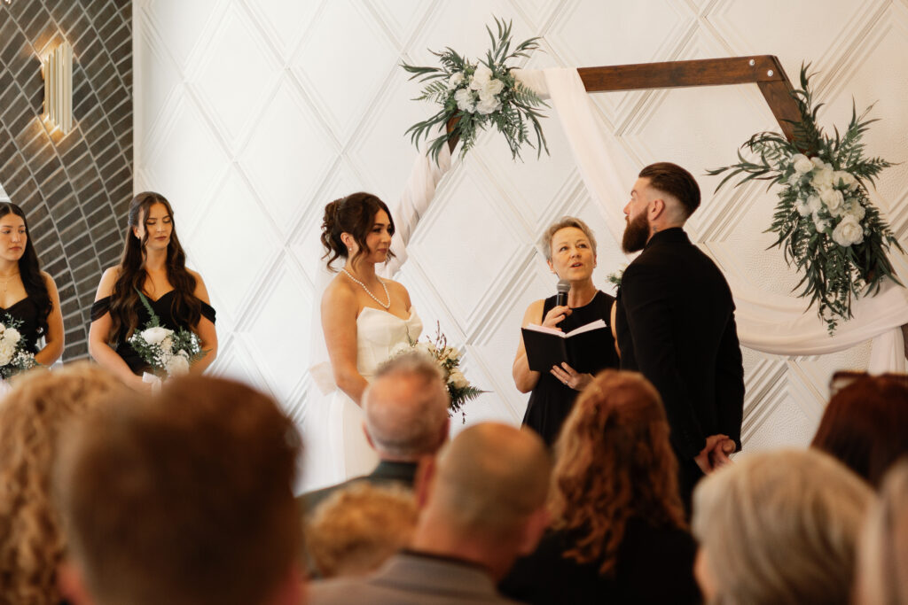 The Grand Hall wedding ceremony in Chilliwack's downtown District 1881