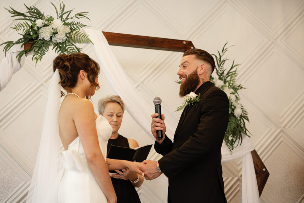 The Grand Hall wedding ceremony in Chilliwack's downtown District 1881