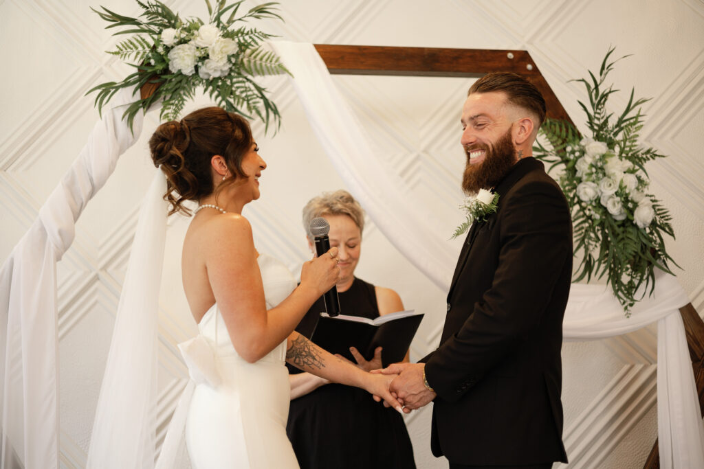 The Grand Hall wedding ceremony in Chilliwack's downtown District 1881
