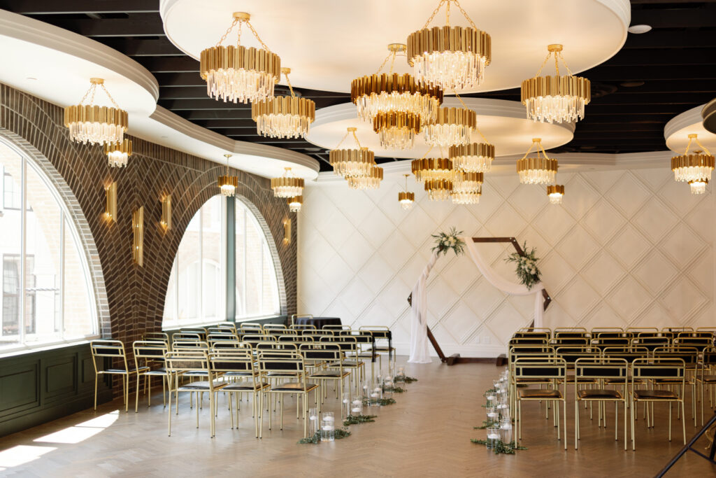 The Grand Hall wedding ceremony in Chilliwack's downtown District 1881