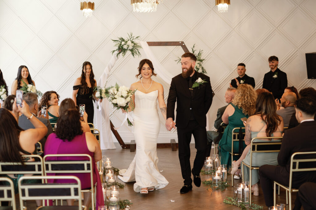 The Grand Hall wedding ceremony in Chilliwack's downtown District 1881
