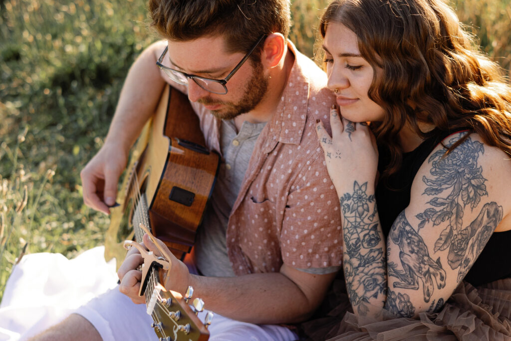 Golden Hour Guitar Photoshoot in Vancouver