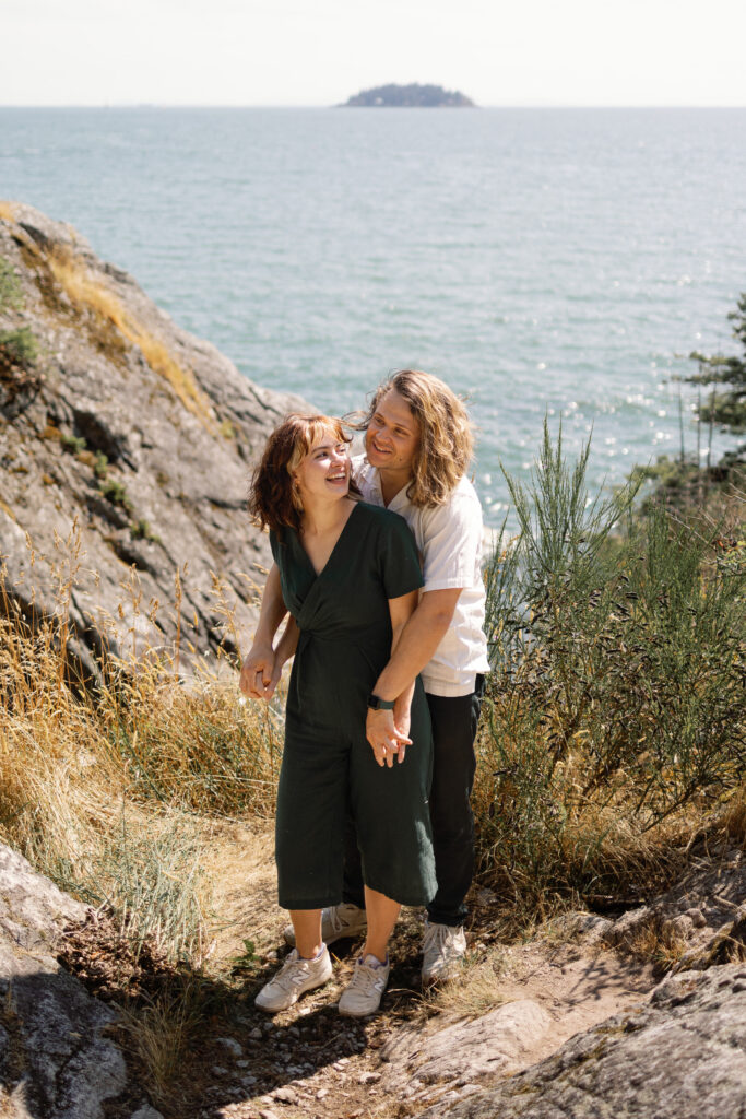 Proposal at Whytecliff Park in Vancouver, BC