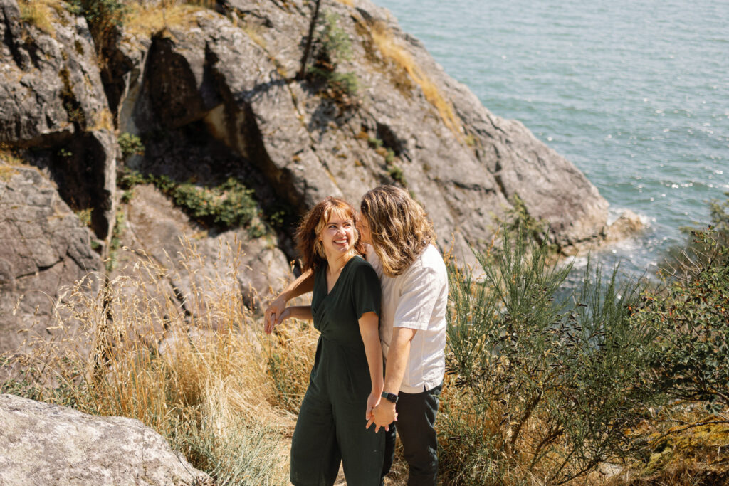 Proposal at Whytecliff Park in Vancouver, BC