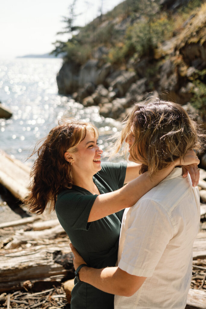 Proposal at Whytecliff Park in Vancouver, BC