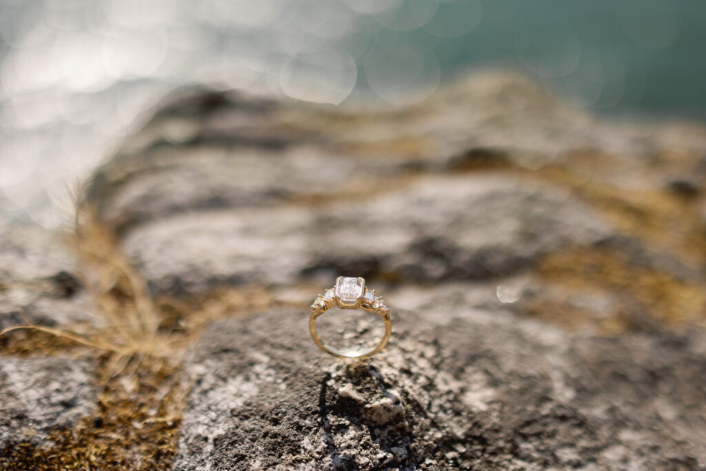 Proposal at Whytecliff Park in Vancouver, BC