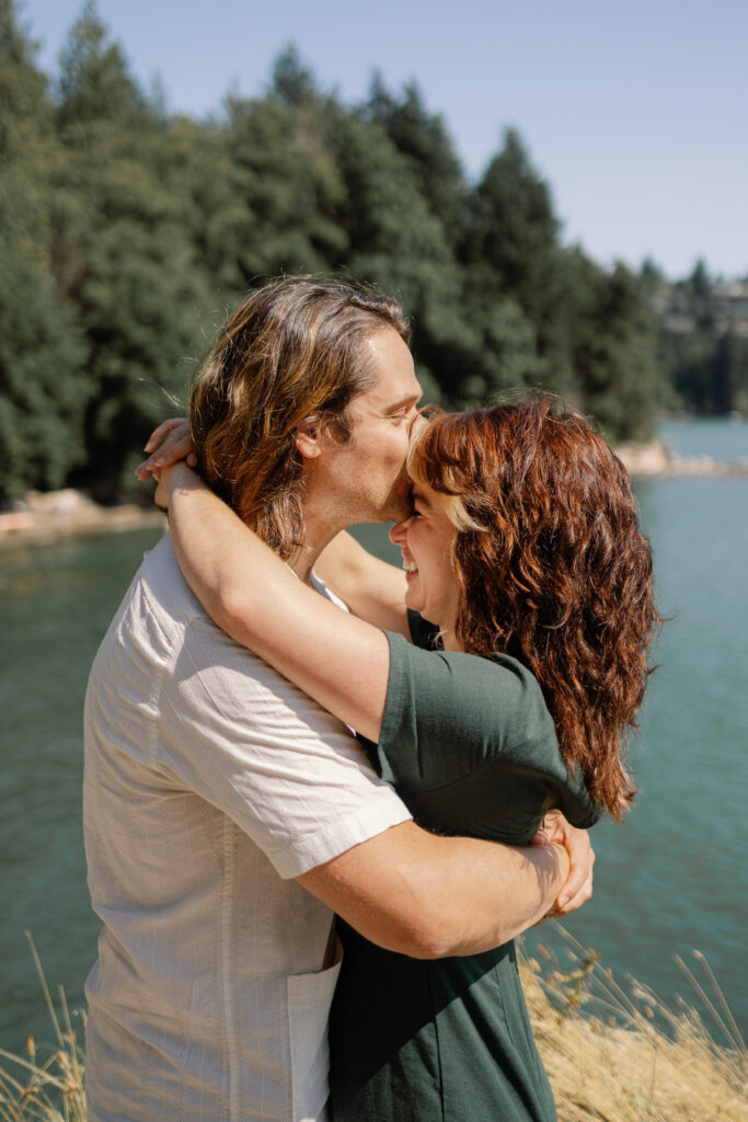 Proposal at Whytecliff Park in Vancouver, BC