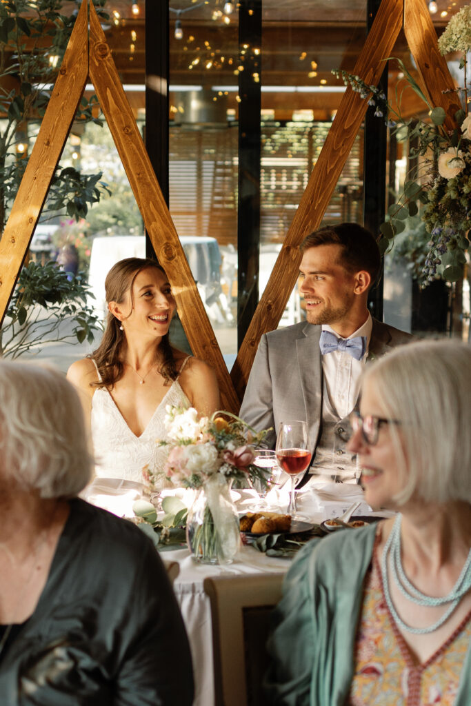 Emotional Shaughnessy wedding reception speeches with heartfelt reactions from family and friends